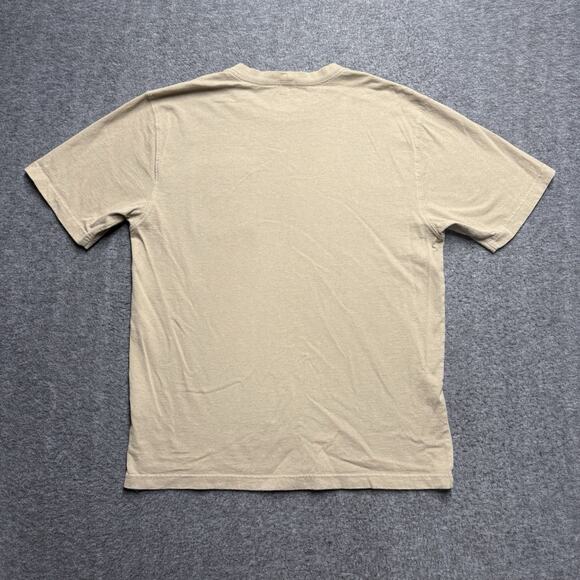 Carhartt T-Shirt Mens Medium Tan Loose Fit Short Sleeve Utility Workwear K87-M - Picture 5 of 7